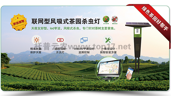 聯(lián)網(wǎng)型風(fēng)吸式茶園殺蟲燈