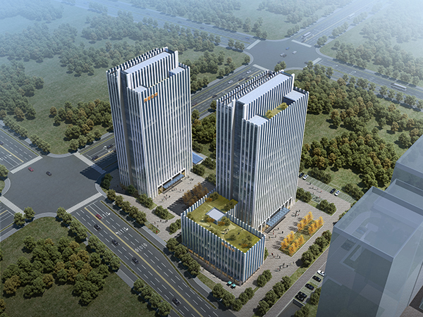 位于智慧網(wǎng)谷的托普云農(nóng)總部大廈·在建中
