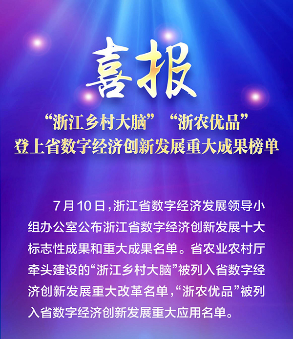 省數(shù)字經(jīng)濟創(chuàng)新發(fā)展重大成果榜單